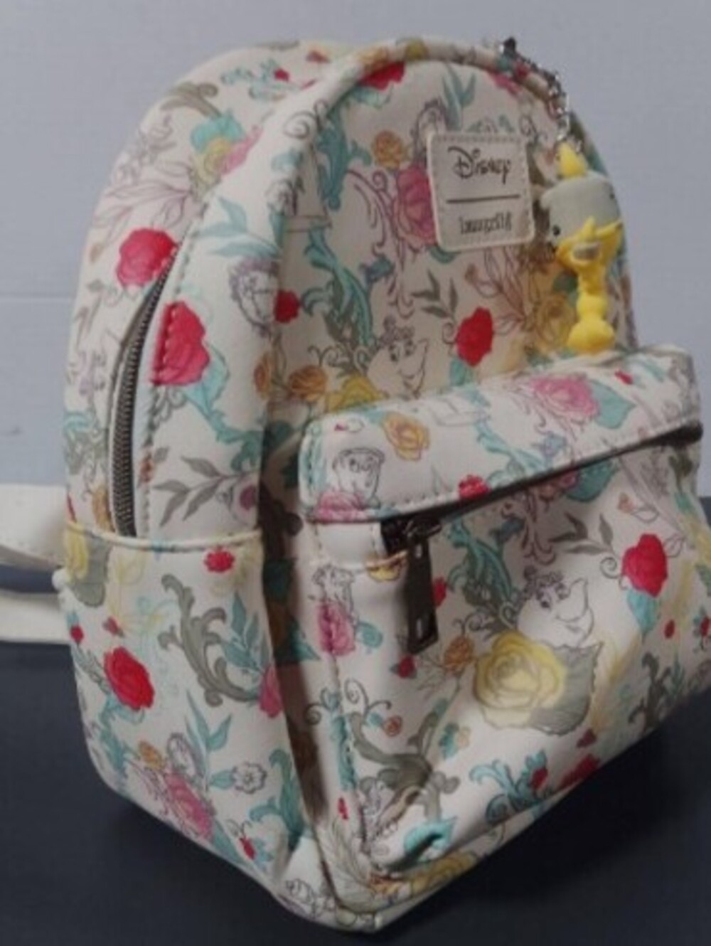 Loungefly Disney Beauty and the Beast Floral Mini Backpack